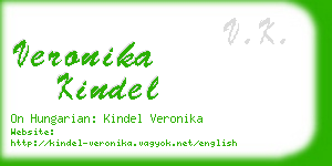 veronika kindel business card